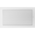 Krbová mřížka 22x37 BASIC bílá s žaluzií