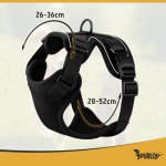 Beztlakový postroj pro psy a kočky s vodítkem Purlov 26870, velikost M, reflexní