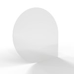 HS Flamingo sklo pod kamna - Kapka 1100x1100 mm / 6 mm