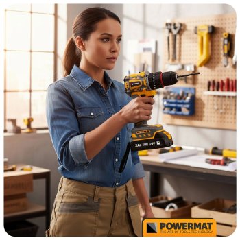 POWERMAT PM-WA-21V-2M Vrtací aku šroubovák 21V 2Ah