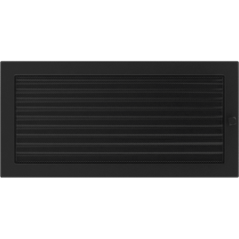 Krbová mřížka 22x45 BASIC černá s žaluzií