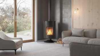 HS FLAMINGO krbová kamna MASTERFLAMME Grande II - černá