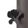 Ventilátor na kouřovod FLAMINGO čtyřlopatkový magnetický, černý