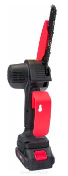 POWERMAT Ruční AKU řetězová pila 4"+6" 21V, 2x baterie RTMPA0064