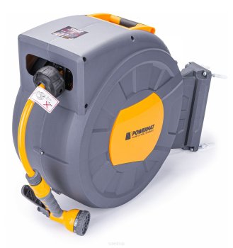 POWERMAT Samonavíjecí buben se zahradní hadicí 35m 1/2" PM-ABNW-35M
