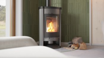 HS FLAMINGO krbová kamna MASTERFLAMME Medie I - šedá