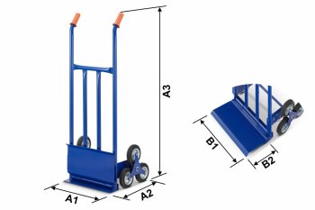 Higher KY-508 Schodišťový 3-kolový rudl 200 kg