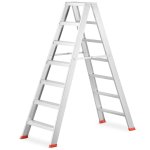 Montážní dvoustranný žebřík HIGHER S-1907, 2x7, pracovní výška 347 cm
