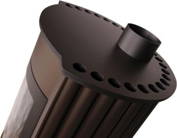 HS FLAMINGO krbová kamna MASTERFLAMME Medie II - hnědá - sametová