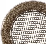 Krbová mřížka kulatá 160mm staré zlato