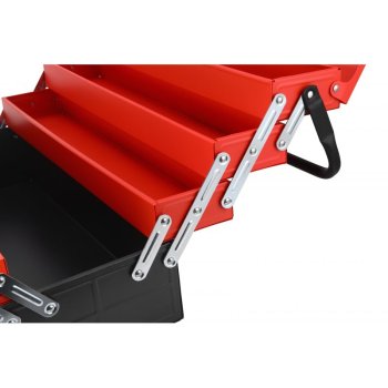 Kraft&Dele KD1074 Kovová přepravka na nářadí s přihrádkami