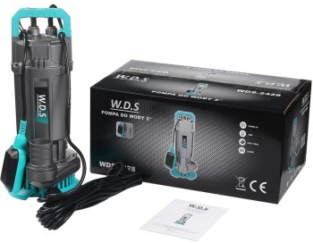 Ponorné kalové čerpadlo W.D.S WDS2428, 3200 W, 30 000 l/h, 2", s plovákem