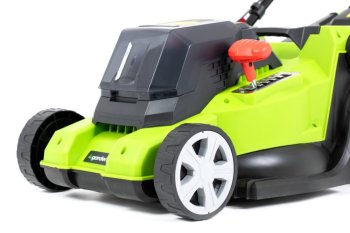 4GARDEN akumulátorová sekačka na trávu 38cm + 2x 20V baterie AM3822S