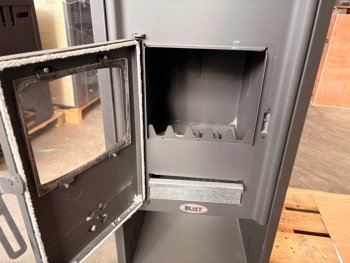 BLIST krbová kamna ROMA E s výměníkem - krémová (II. Jakost)