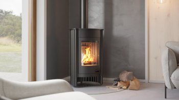 HS FLAMINGO krbová kamna MASTERFLAMME Medie I - černá