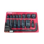 Kraft&Dele KD11762 rázové hlavice 1/2" 16ks
