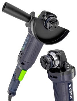 WUBER Úhlová bruska 1600W 125mm + 10 kotoučů W27474