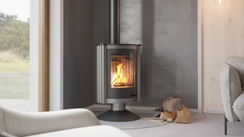 HS FLAMINGO krbová kamna MASTERFLAMME Piccolo II - šedá