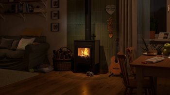 HS FLAMINGO krbová kamna KUALA - krémová