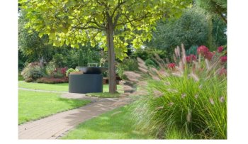 ARTISS Zahradní gril G3 Grafit s deskou z uhlíkové oceli