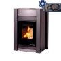 HS FLAMINGO krbová kamna AQUAFLAM VARIO KALMAR 11/7 kW - šedá - elektronická regulace