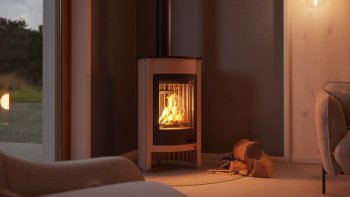 HS FLAMINGO krbová kamna MASTERFLAMME Medie I - krémová