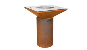 ARTISS Zahradní gril G6 BASIC Corten s deskou z nerezové potravinářské oceli