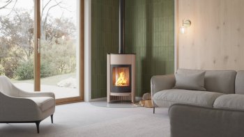 HS FLAMINGO krbová kamna MASTERFLAMME Grande I - krémová