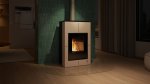 HS FLAMINGO krbová kamna AQUAFLAM VARIO SAPORO 11/7 kW - krémová