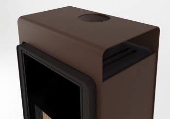 HS FLAMINGO krbová kamna DELUXE SINGA - hnědá sametová