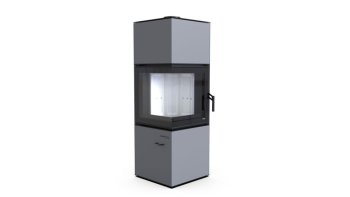 Krbová kamna DEFRO HOME QUADROOM - červená