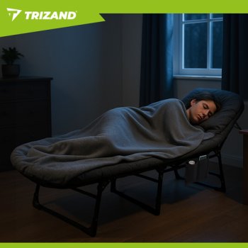 Skládací kempingové lehátko TRIZAND 25380
