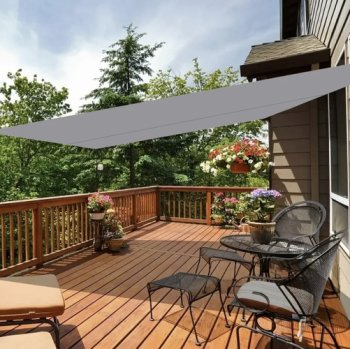 GARDLOV 23162 Stínová plachta 3x2 m šedá