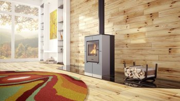 HS FLAMINGO krbová kamna EVENES - šedá