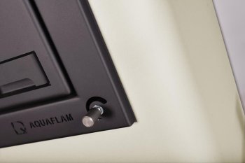 HS FLAMINGO krbová kamna AQUAFLAM 25 s výměníkem základní regulace krémová