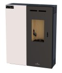Peletová kamna BRONPI MINERVA-SLIM, 6,2 kW, slonovina