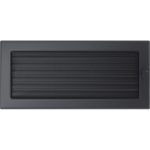 Krbová mřížka 17x37 BASIC grafitová s žaluzií