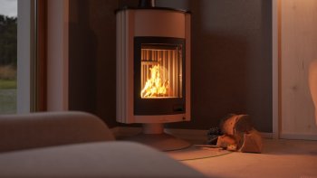 HS FLAMINGO krbová kamna MASTERFLAMME Grande II - krémová