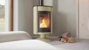 HS FLAMINGO krbová kamna MASTERFLAMME Medie II - olivová