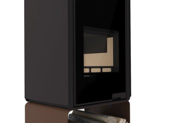 HS FLAMINGO krbová kamna DELUXE PENTAI - hnědá sametová