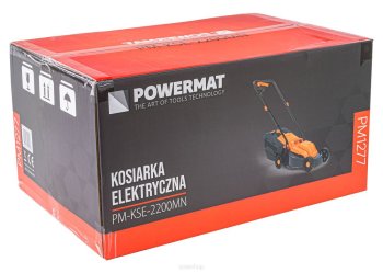 POWERMAT Elektrická sekačka na trávu 2200W 32cm PM-KSE-2200MN