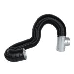 Flexibilní potrubí ALUDAP D 125/1,5 m - černé