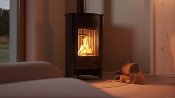 HS FLAMINGO krbová kamna MASTERFLAMME Medie I - černá