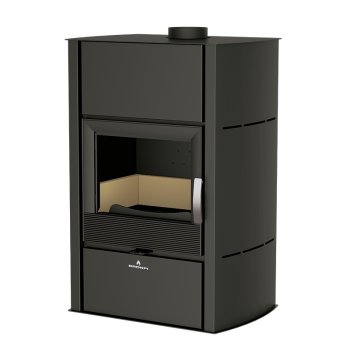 Krbová kamna BRONPI Hydronova Plus s výměníkem, 12,7 kW, Antracit