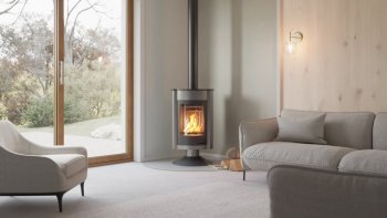 HS FLAMINGO krbová kamna MASTERFLAMME Medie II - šedá