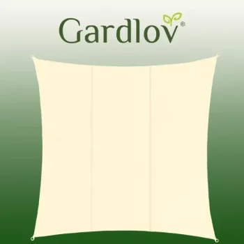 Stínová plachta GARDLOV 23165, 3,6x3,6 m, béžová