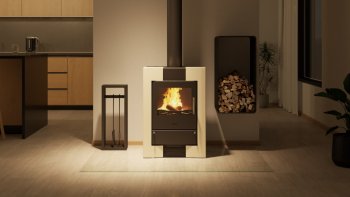 HS FLAMINGO krbová kamna ESPO II - Krémová