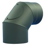 Koleno 90/160mm/1,5mm s čistícím otvorem