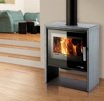 HAAS+SOHN krbová kamna JONSBO - černá/Speckstein