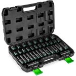 Sada rázových hlavic Wuber W33001, 35 ks, 1/2", 6hran